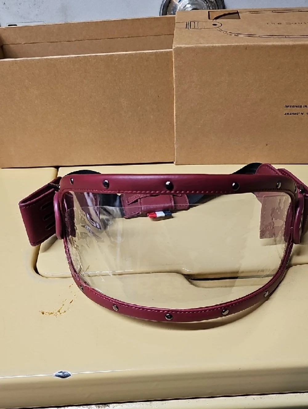 The Equilibrialist Maska Burgundy [For Use With A Biltwell Gringo S, SV]